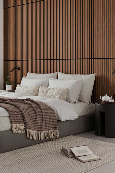 Wood wall paneling bedroom ideas