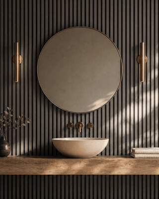 Slatpanel® Hydro Gray Oak Waterproof Wall Panels