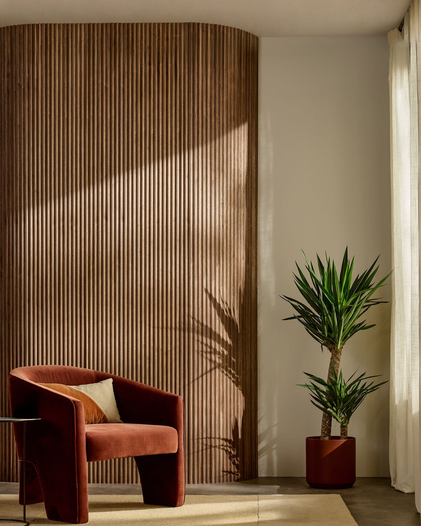 Flutto® Drew & Jonathan Home™ Flutto® Valley Walnut Flexible Tambour Panels