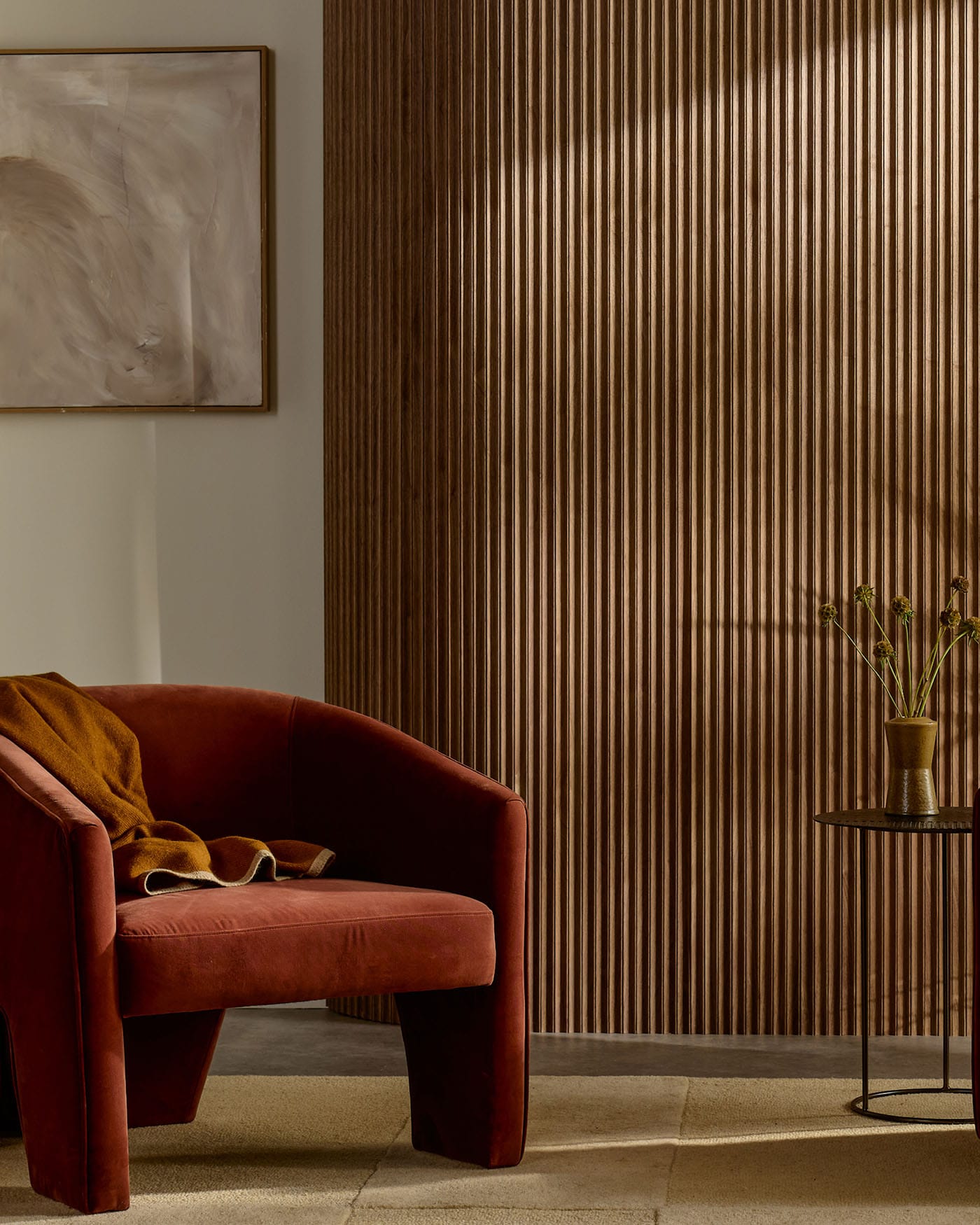 Flutto® Drew & Jonathan Home™ Flutto® Valley Walnut Flexible Tambour Panels