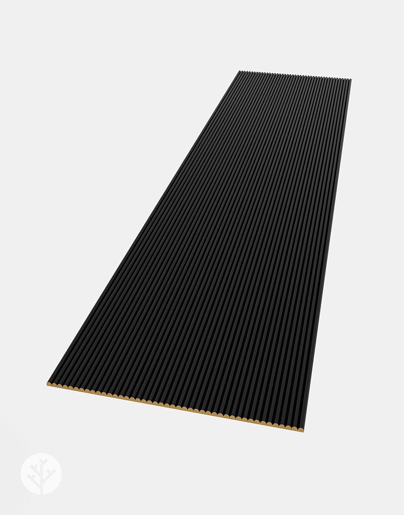 Flutto™ Flutto™ Black Mini Ridge Flexible Tambour Wood Panels