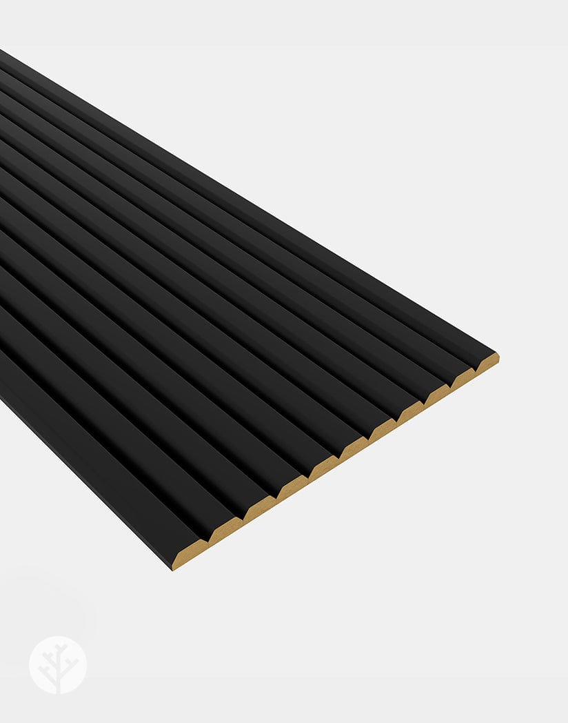 Flutto™ Flutto™ Black Slat Flexible Tambour Wood Panels