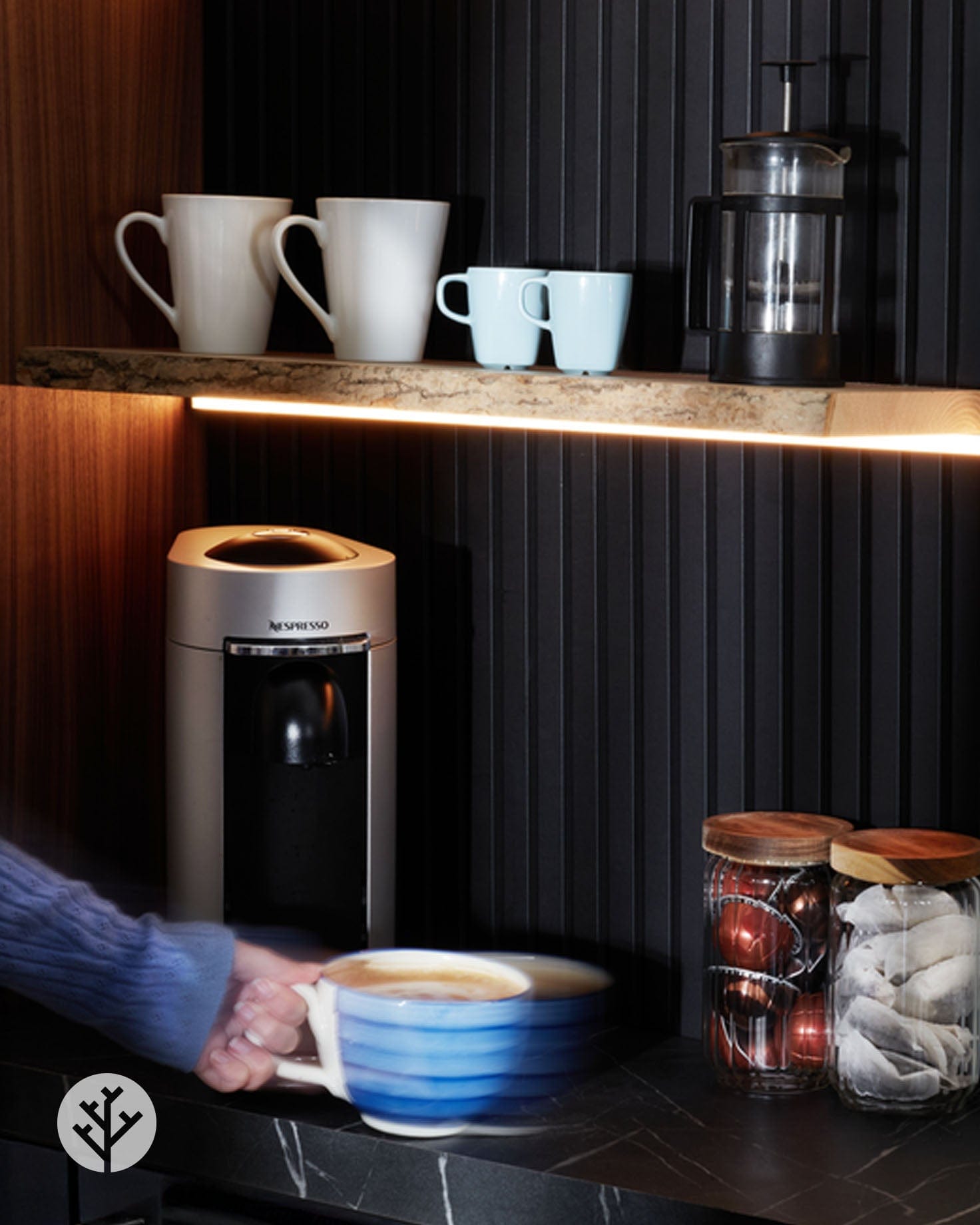 Flutto™ Flutto™ Black Slat Flexible Tambour Wood Panels