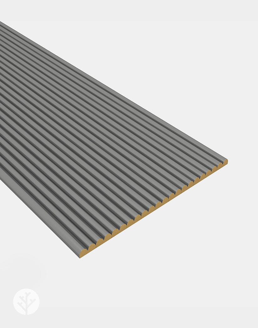 Flutto™ Flutto™ Gray Mini Ridge Flexible Tambour Wood Panels