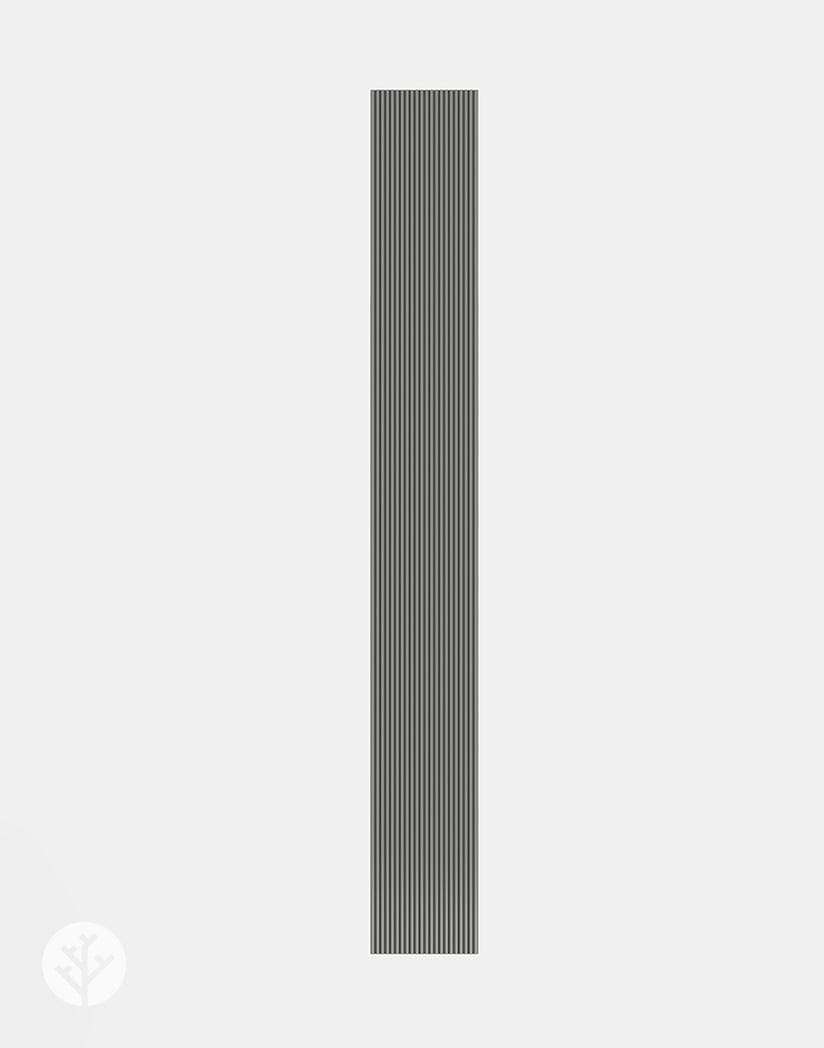 Flutto™ Flutto™ Gray Mini Ridge Flexible Tambour Wood Panels