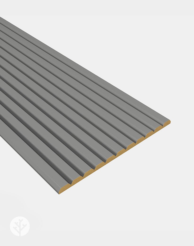 Flutto™ Flutto™ Gray Slat Flexible Tambour Wood Panels