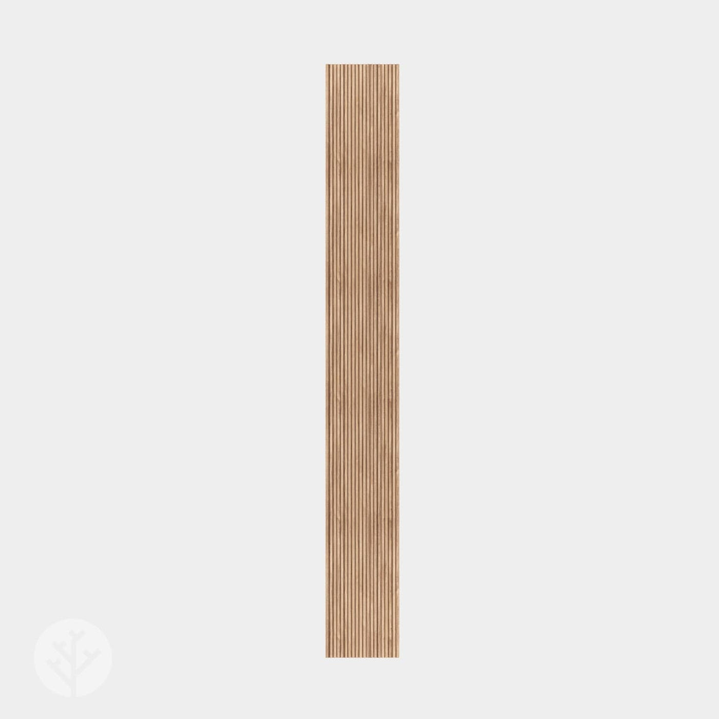 Flutto™ Oak Mini-Ridge Flexible Tambour Wood Panels | Elegant Wall Paneling