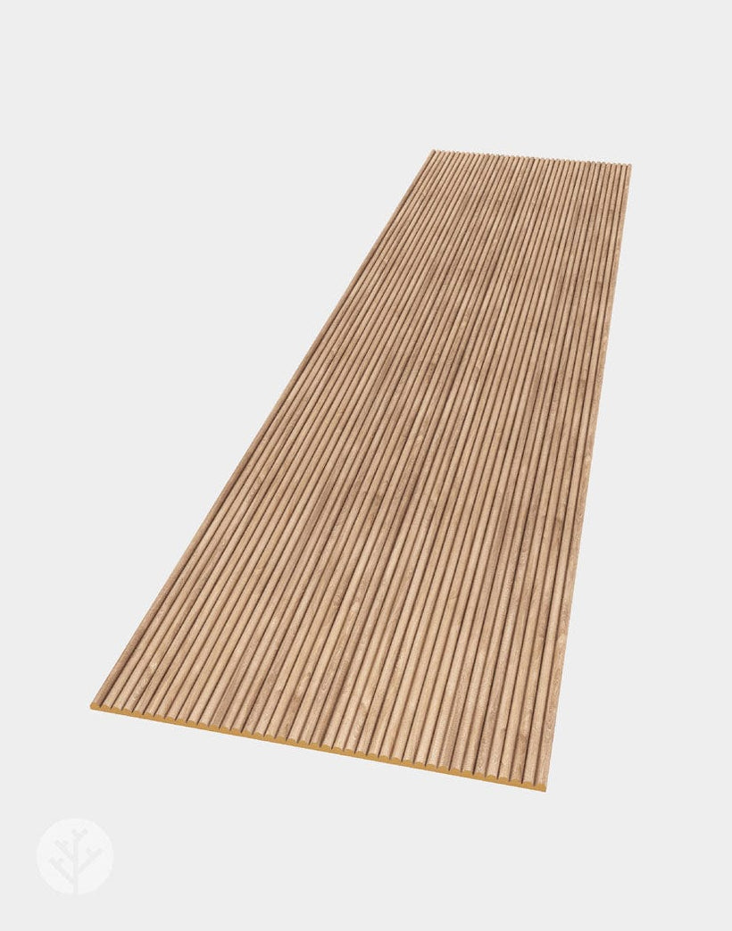 Flutto™ Oak Mini-Ridge Flexible Tambour Wood Panels | Elegant Wall Paneling