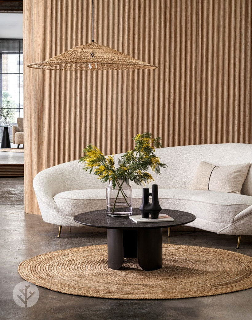 Flutto™ Oak Mini-Ridge Flexible Tambour Wood Panels | Elegant Wall Paneling