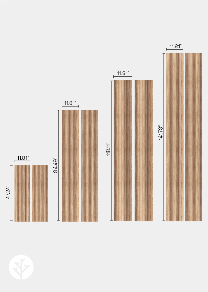 Flutto® Flutto® Oak Ridge Flexible Tambour Wood Panels