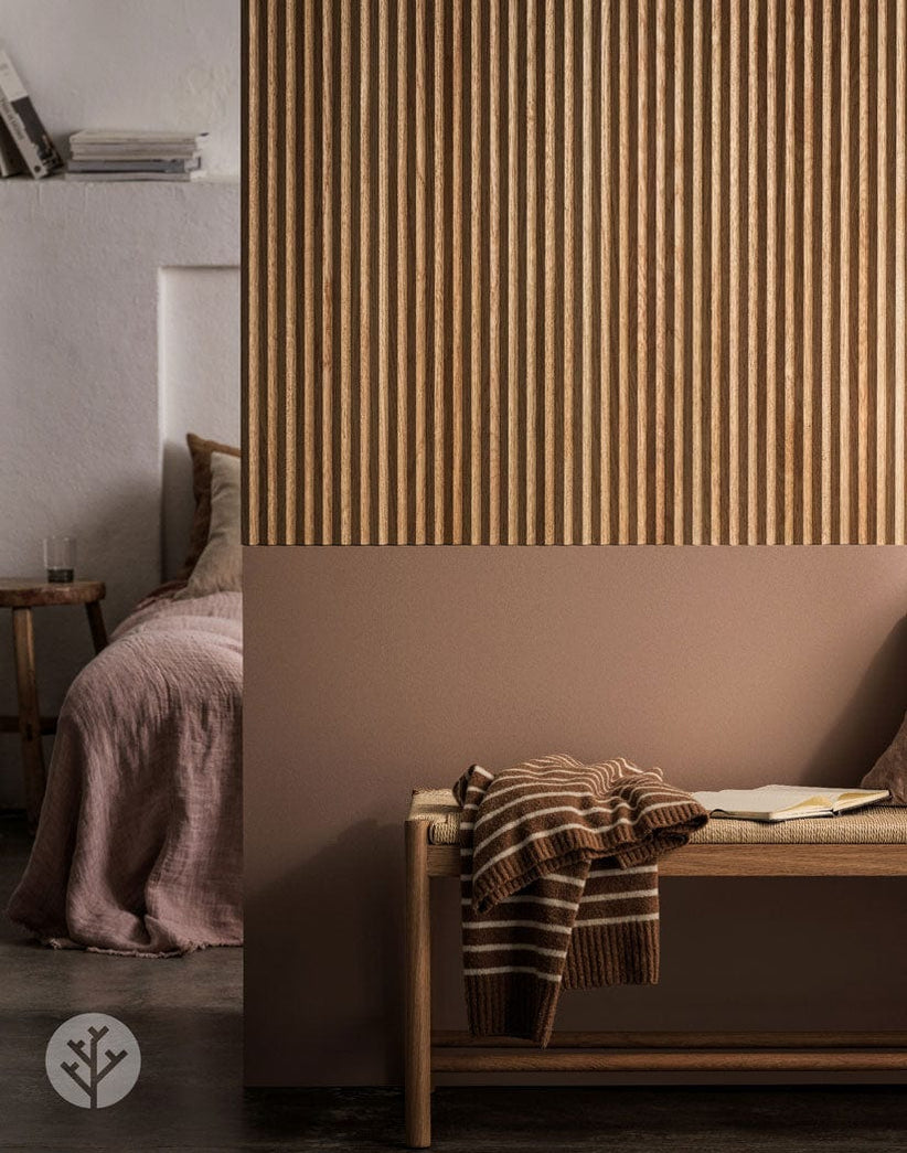Premium American Walnut Acoustic Panels | Slatpanel® Luxe Wide Slat | WVH®