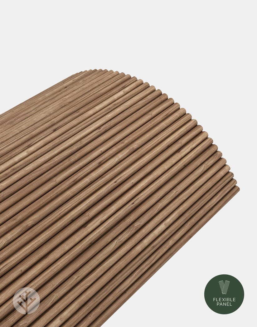 Flutto™ Flutto™ Walnut Mini-Ridge Flexible Tambour Wood Panels
