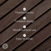 Flutto™ Flutto™ Walnut Slat Flexible Tambour Wood Panels