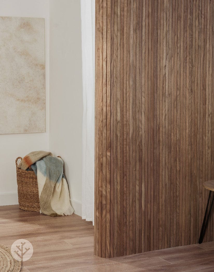 Flutto™ Flutto™ Walnut Slat Flexible Tambour Wood Panels