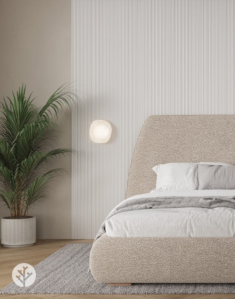 Flutto™ Flutto™ White Mini Ridge Flexible Tambour Wood Panels