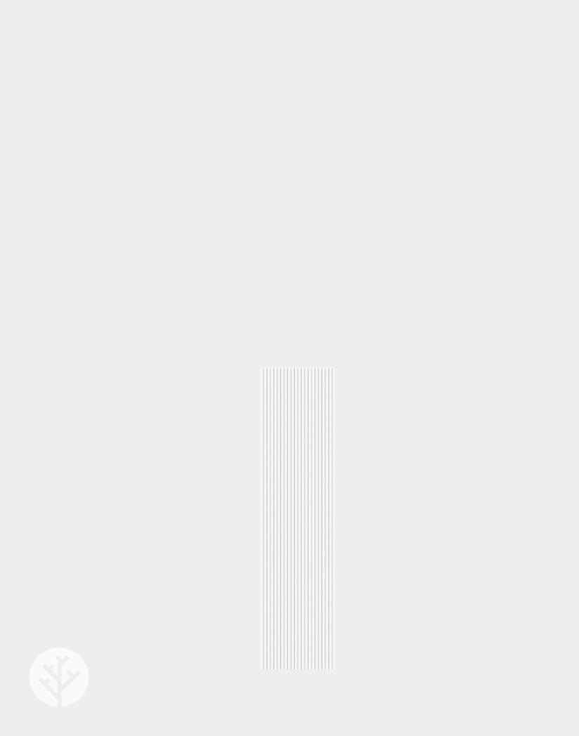 Flutto™ Flutto™ White Mini Ridge Flexible Tambour Wood Panels