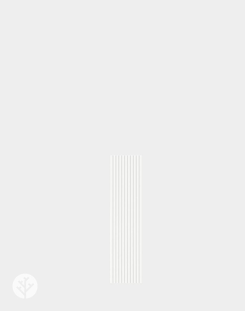 Flutto™ Flutto™ White Ridge Flexible Tambour Wood Panels