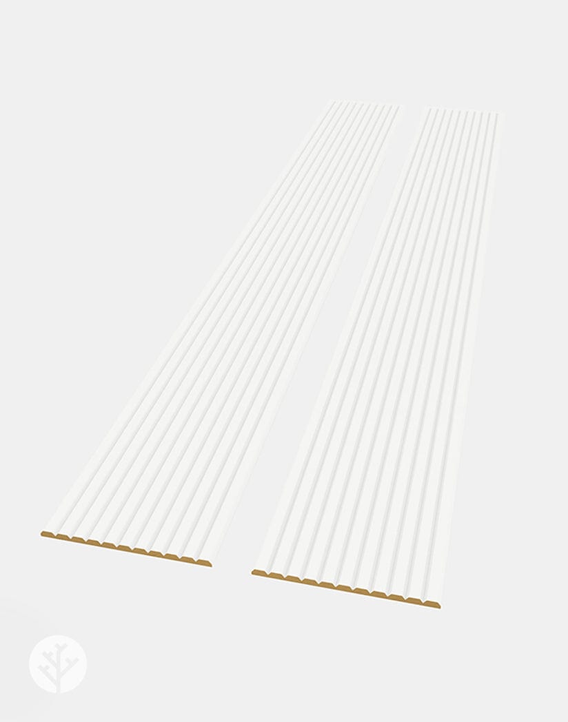 Flutto™ Flutto™ White Slat Flexible Tambour Wood Panels