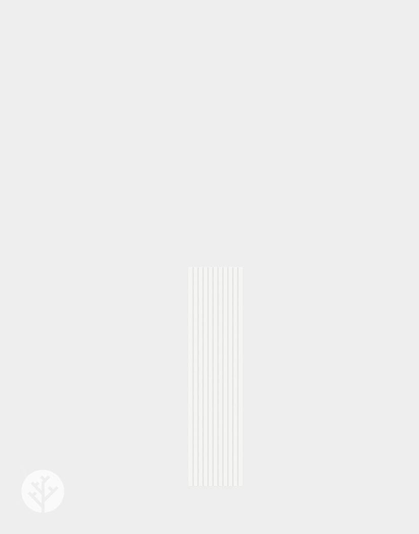 Flutto™ Flutto™ White Slat Flexible Tambour Wood Panels