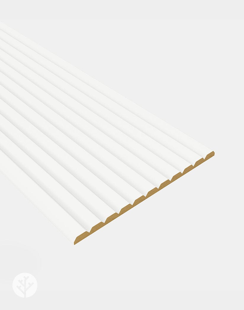 Flutto™ Flutto™ White Slat Flexible Tambour Wood Panels