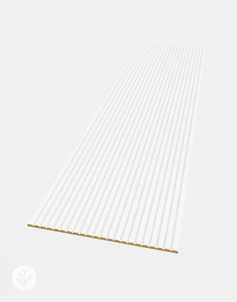 Flutto™ Flutto™ White Slat Flexible Tambour Wood Panels