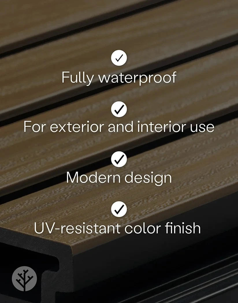 Plaank Plaank Birch Exterior Slat Wall Panels