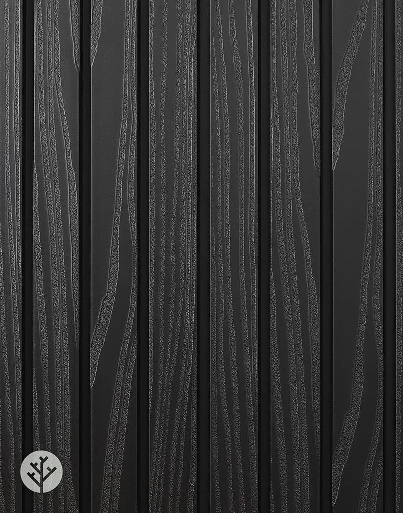Slatpanel® Black Exterior Composite Slat Wall Panels