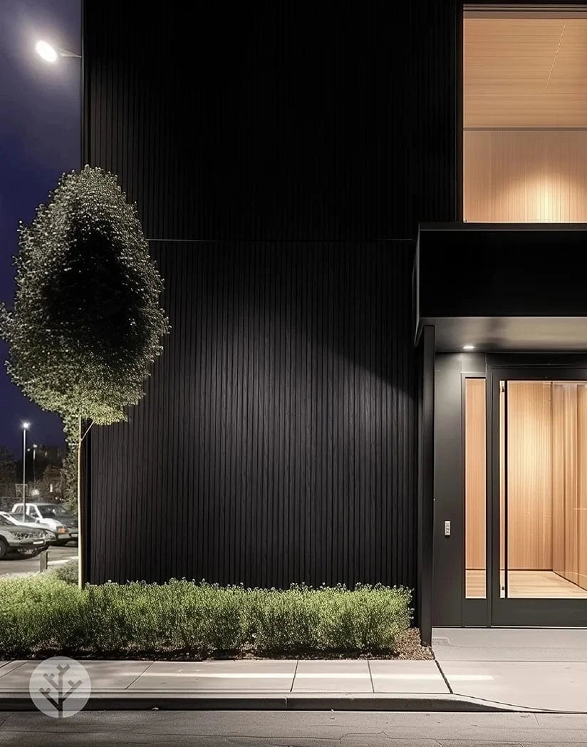 Plaank Plaank Black Exterior Slat Wall Panels