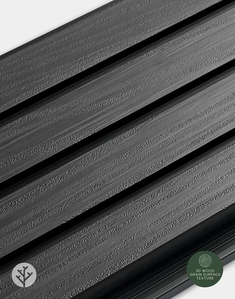 Plaank Plaank Black Exterior Slat Wall Panels