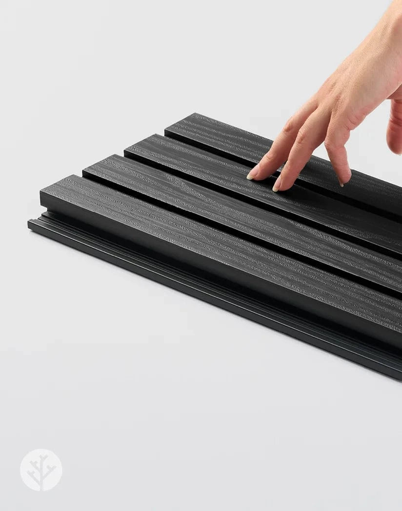 Plaank Plaank Black Exterior Slat Wall Panels