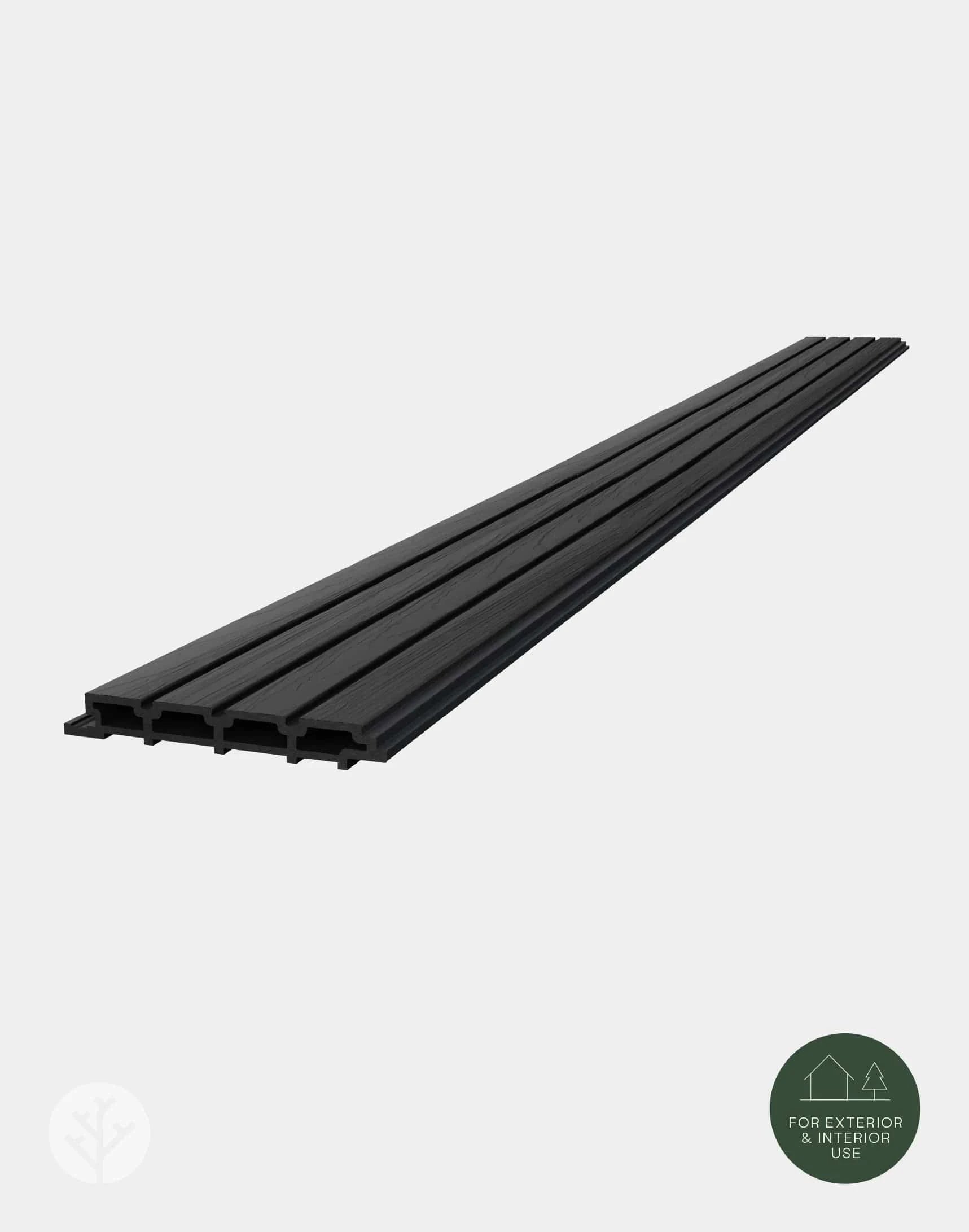 Plaank Plaank Black Exterior Slat Wall Panels