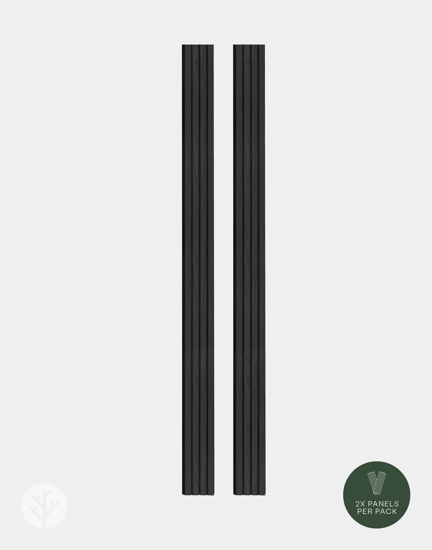 Plaank Plaank Black Exterior Slat Wall Panels