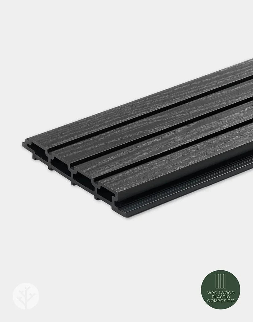 Plaank Plaank Black Exterior Slat Wall Panels