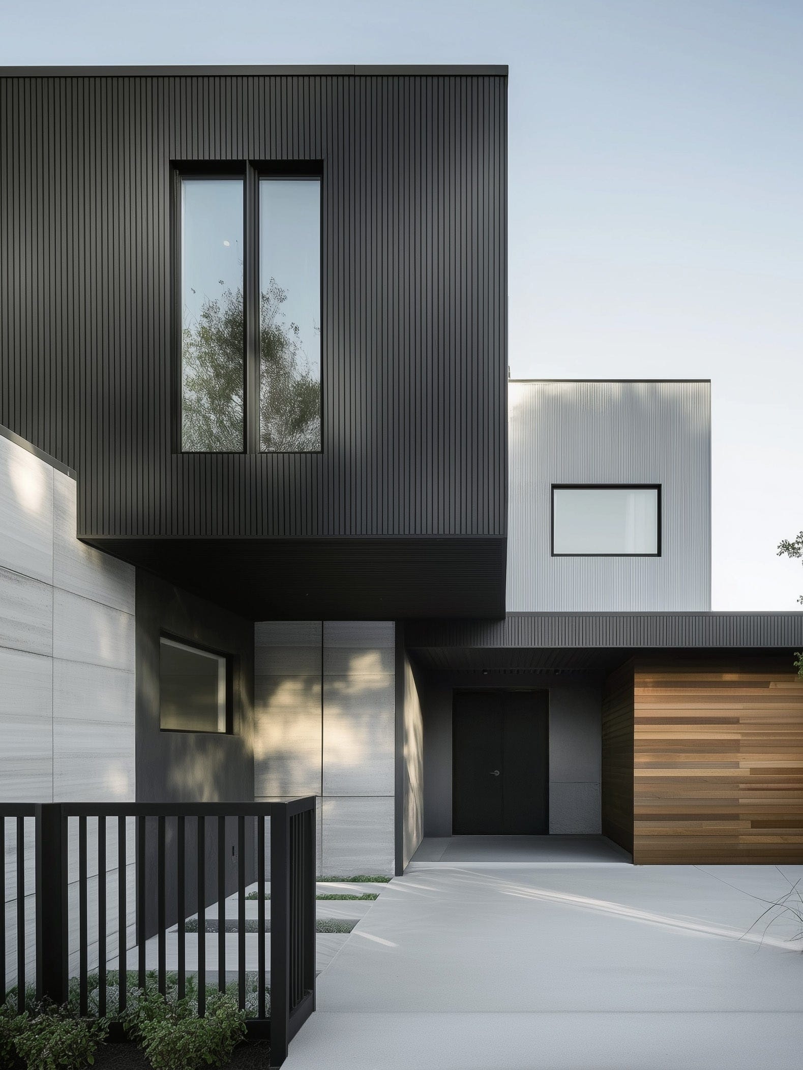 Plaank Plaank Gray Exterior Slat Wall Panels