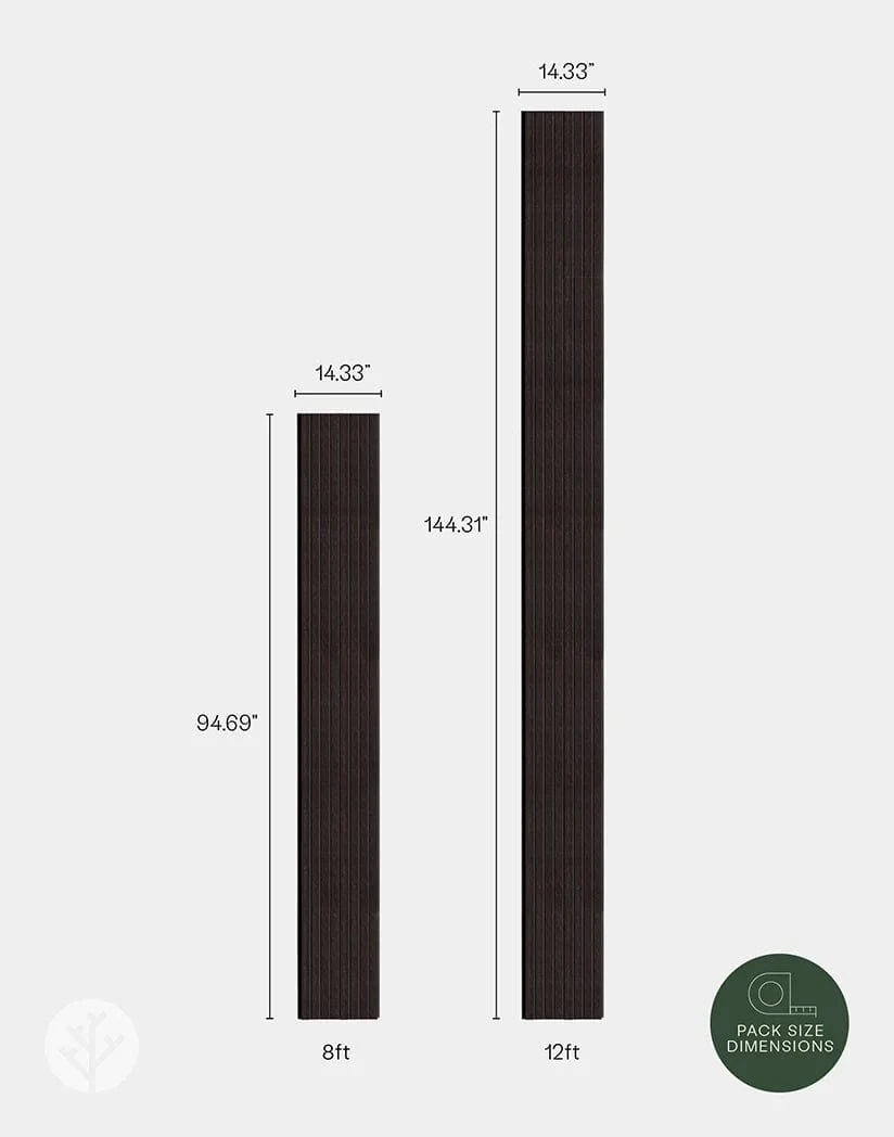 Plaank Plaank Walnut Exterior Slat Wall Panels