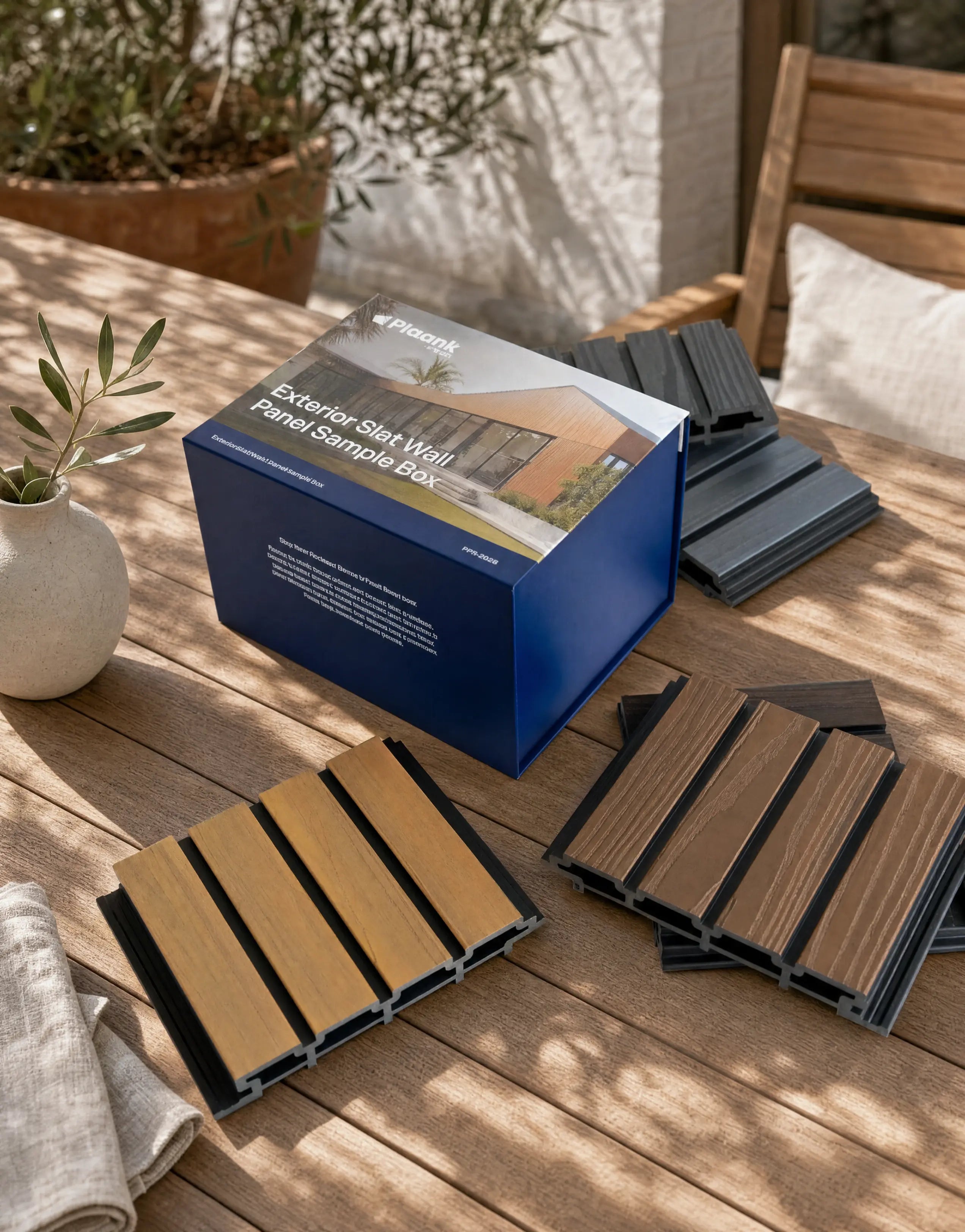 Plaank Plaank® Exterior Slat Wall Panel Sample Box
