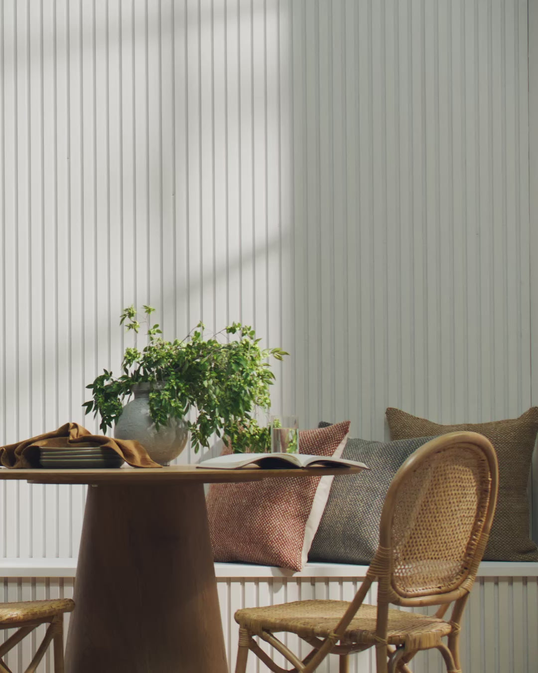 White Wood Acoustic Wall Panels | Drew & Jonathan Home™ x WVH®
