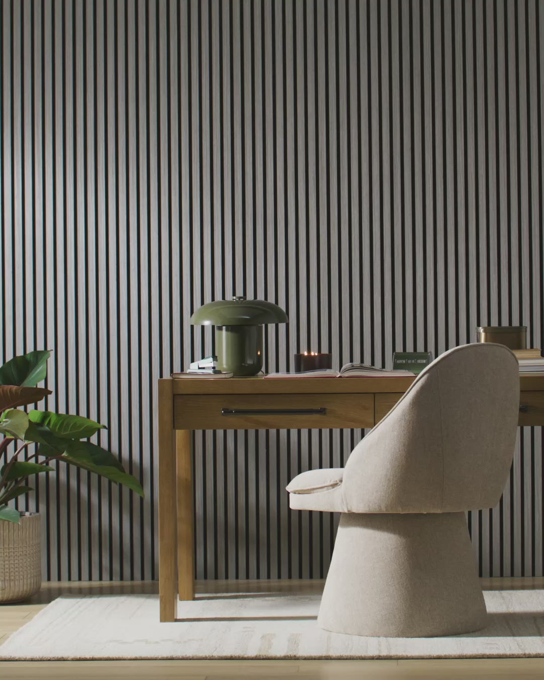 Gray Oak Acoustic Wall Panels | Drew & Jonathan Home™ x WVH®