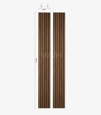 Premium American Walnut Acoustic Panels | Slatpanel® Luxe Wide Slat | WVH®