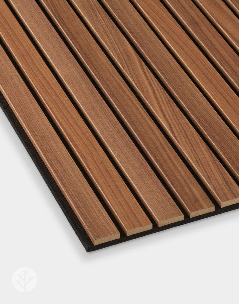 Premium American Walnut Acoustic Panels | Slatpanel® Luxe Wide Slat | WVH®
