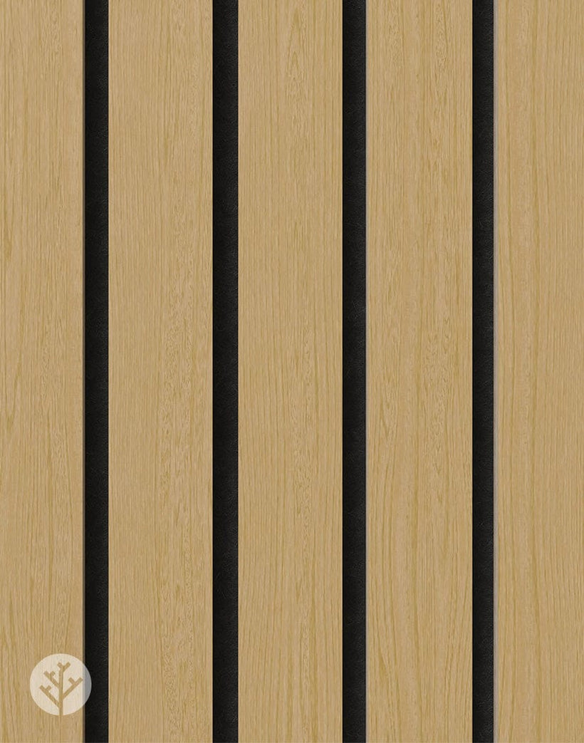 Slatpanel® Oak Luxe Fire-Rated Acoustic Wood Wall Panel