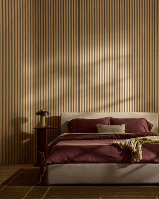 Slatpanel® Drew & Jonathan Home™ Ultraflex Engineered Oak Lightweight Flexible Wood Wall Panels