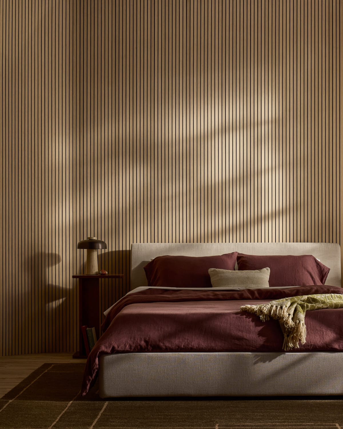 Slatpanel® Drew & Jonathan Home™ Ultraflex Engineered Oak Lightweight Flexible Wood Wall Panels