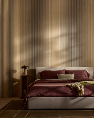 Slatpanel® Drew & Jonathan Home™ Ultraflex Engineered Oak Lightweight Flexible Wood Wall Panels
