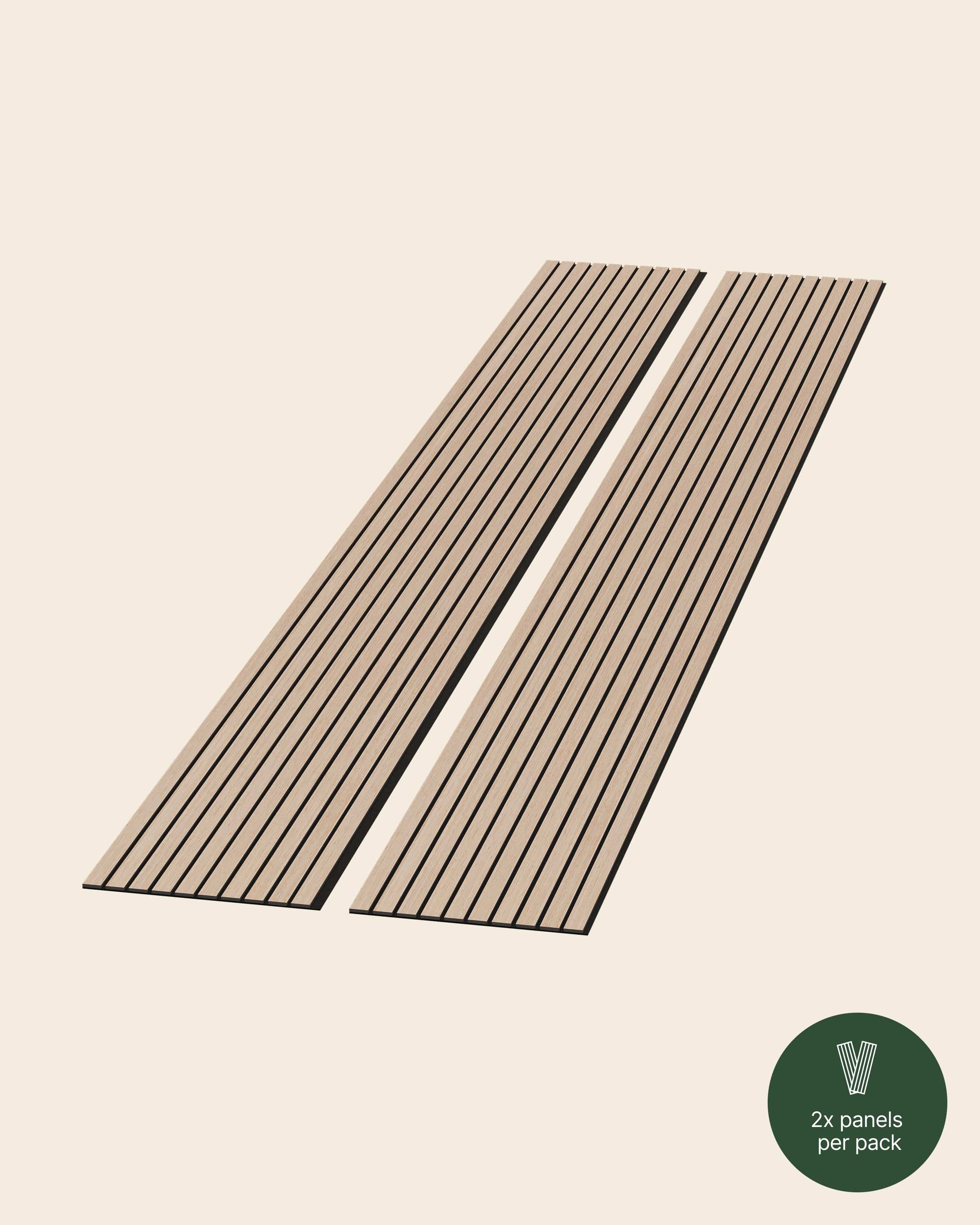 Slatpanel® Drew & Jonathan Home™ Ultraflex Engineered Oak Lightweight Flexible Wood Wall Panels