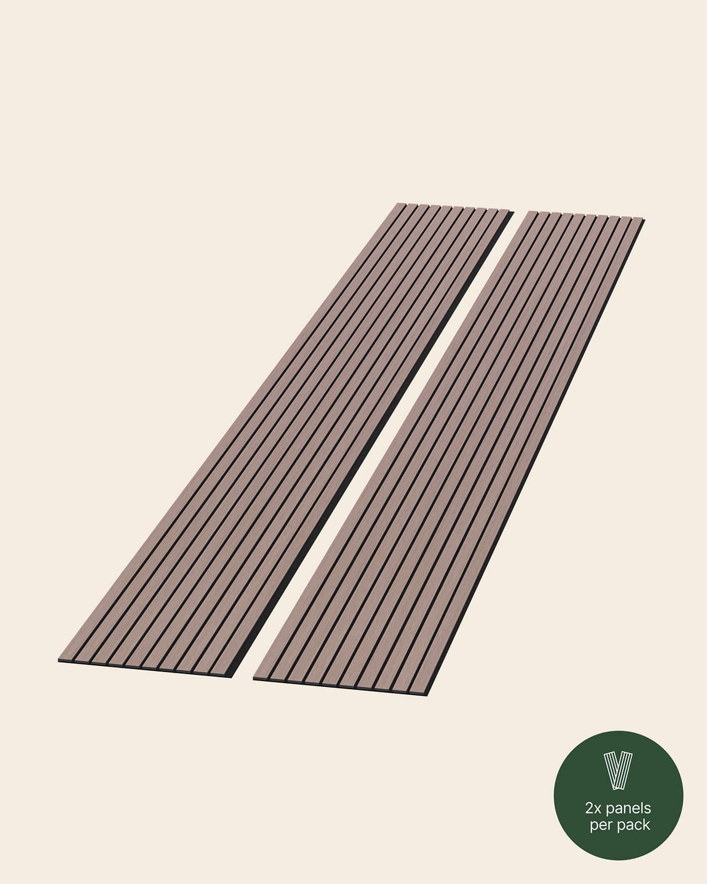 Slatpanel® Drew & Jonathan Home™ Ultraflex Engineered Walnut Lightweight Flexible Wood Wall Panels