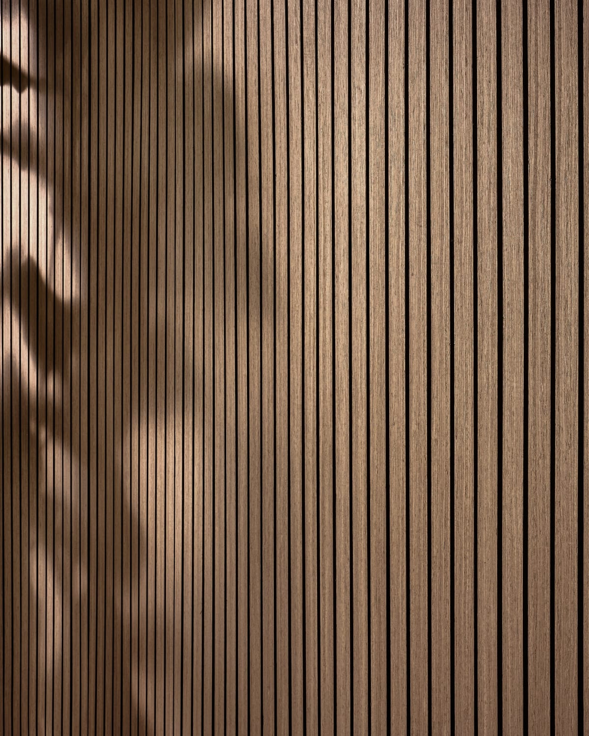 Slatpanel® Drew & Jonathan Home™ Ultraflex Engineered Walnut Lightweight Flexible Wood Wall Panels