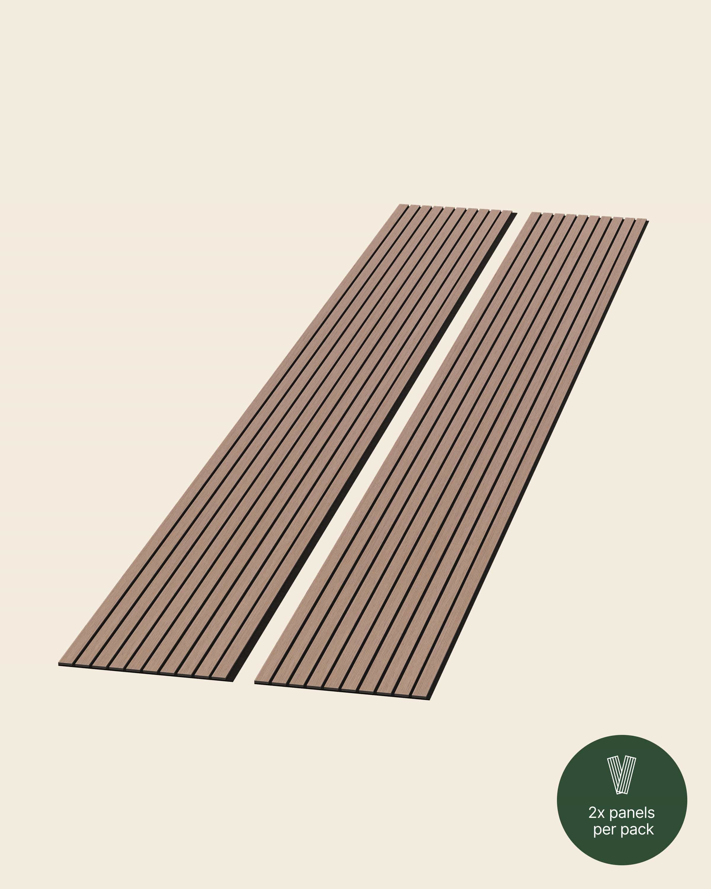 Slatpanel® Drew & Jonathan Home™ Ultraflex Engineered Walnut Lightweight Flexible Wood Wall Panels