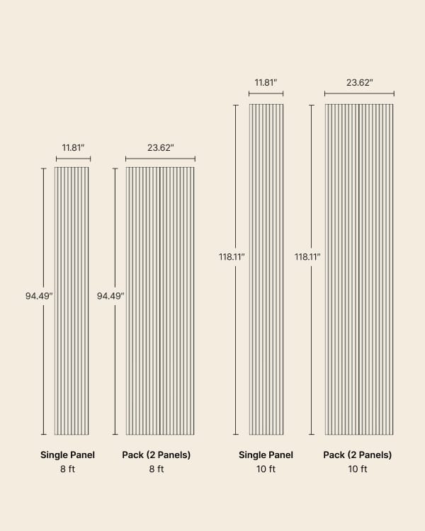 Slatpanel® Drew & Jonathan Home™ Ultraflex Engineered Walnut Lightweight Flexible Wood Wall Panels