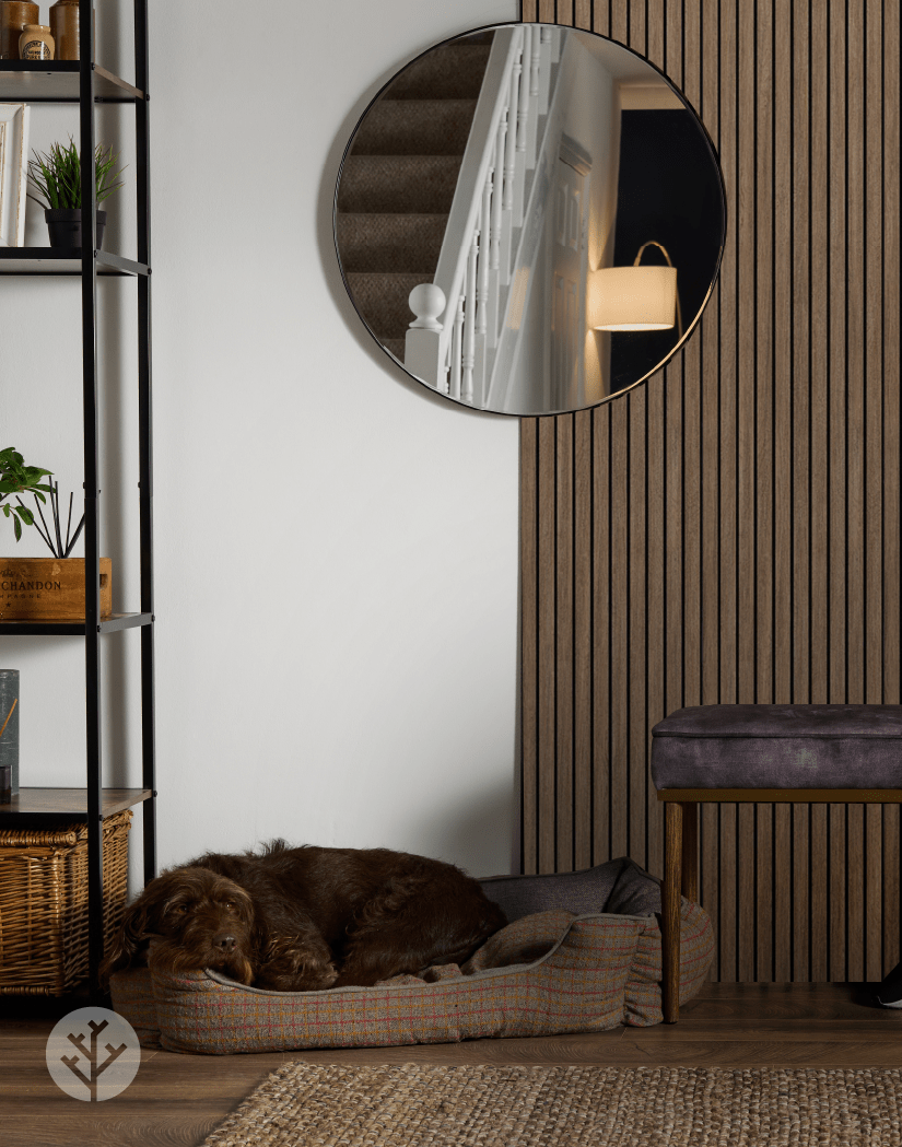 Slatpanel® Ultraflex Walnut Lightweight Flexible Wood Wall Panels | Original Slatpanel®